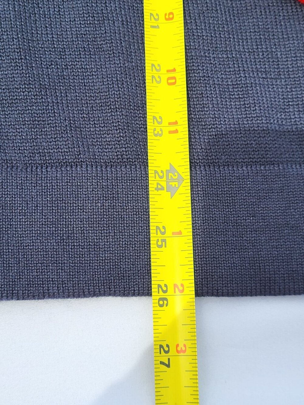 Merc London Sweater Men's Large Colorblock Preppy Retro Wool Blend - Picture 4 of 7